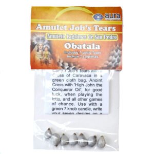 Job's Tears Amulet w/ 7 Seeds