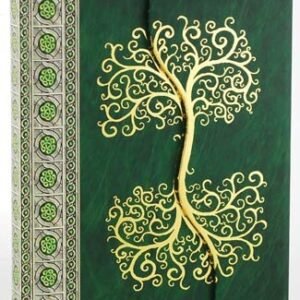 Celtic Tree Hardbound Journal 5" x 7" Magnetic Closure, Unlined