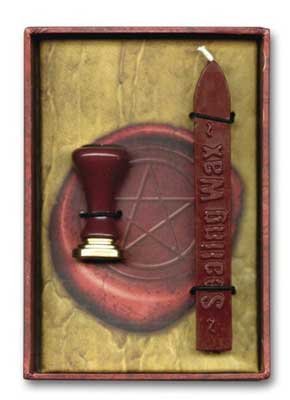 Magic Sealing Wax Boxed Kit w/ Metal Seal 3 1/8" x 4 1/2"
