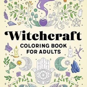 Witchcraft Coloring Book For Adults 8.5 x 11" Paperback