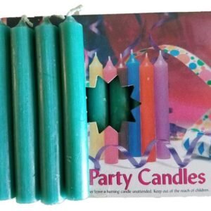 Dark Green Chime Candle 20 Pack 4" x 1/2"
