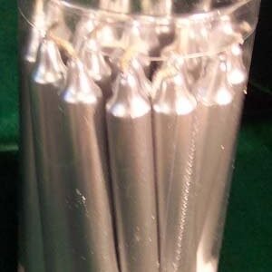 Silver Chime Candles 20 Pack 4" x 1/2"