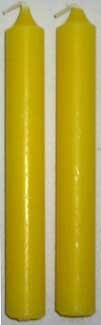 Yellow Chime Candle 20 Pack 4" x 1/2"