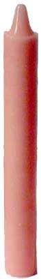 Pink 6" Household Candle