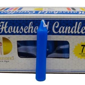 Set Of 72 Blue 4" Household Candles