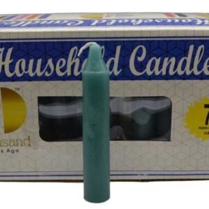 Set Of 72 Green 4" Household Candles