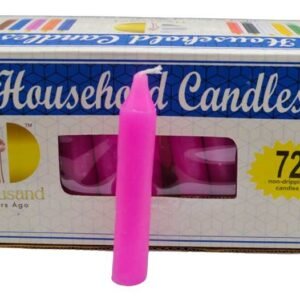 Set Of 72 Pink 4" Household Candles