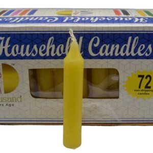 Set Of 72 Yellow 4" Household Candles