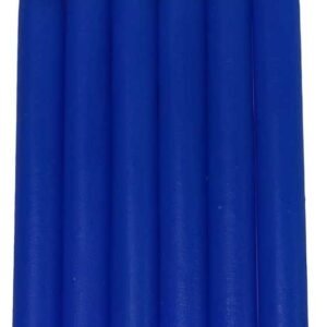 Set Of 6 Blue Household Candles 6" x 11/16"