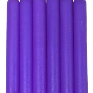 Set Of 6 Purple 6" Household Candles