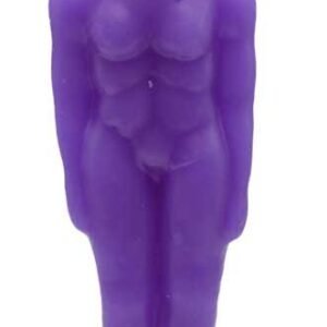 6 3/4" Purple Man Figure Candle
