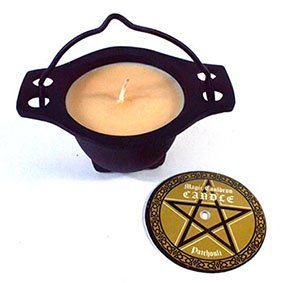 Patchouli Candle in Cast Iron Cauldron 2 1/2"