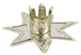 Silver Fairy Star Aluminum Chime Candle Holder For C4 And CN4 Candles