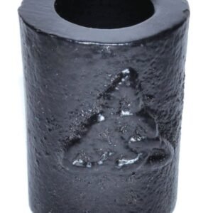 Triquetra Cast Iron Chime Candle Holder 1 1/4"