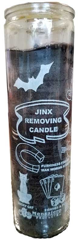 Jinx Removing 7-Day Jar Candle in Clear Glass