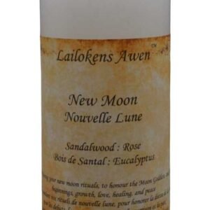 4" New Moon Scented Lailokens Awen Candle