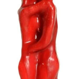5 1/2" Lovers Red Figure Candle w/ Dual Wicks