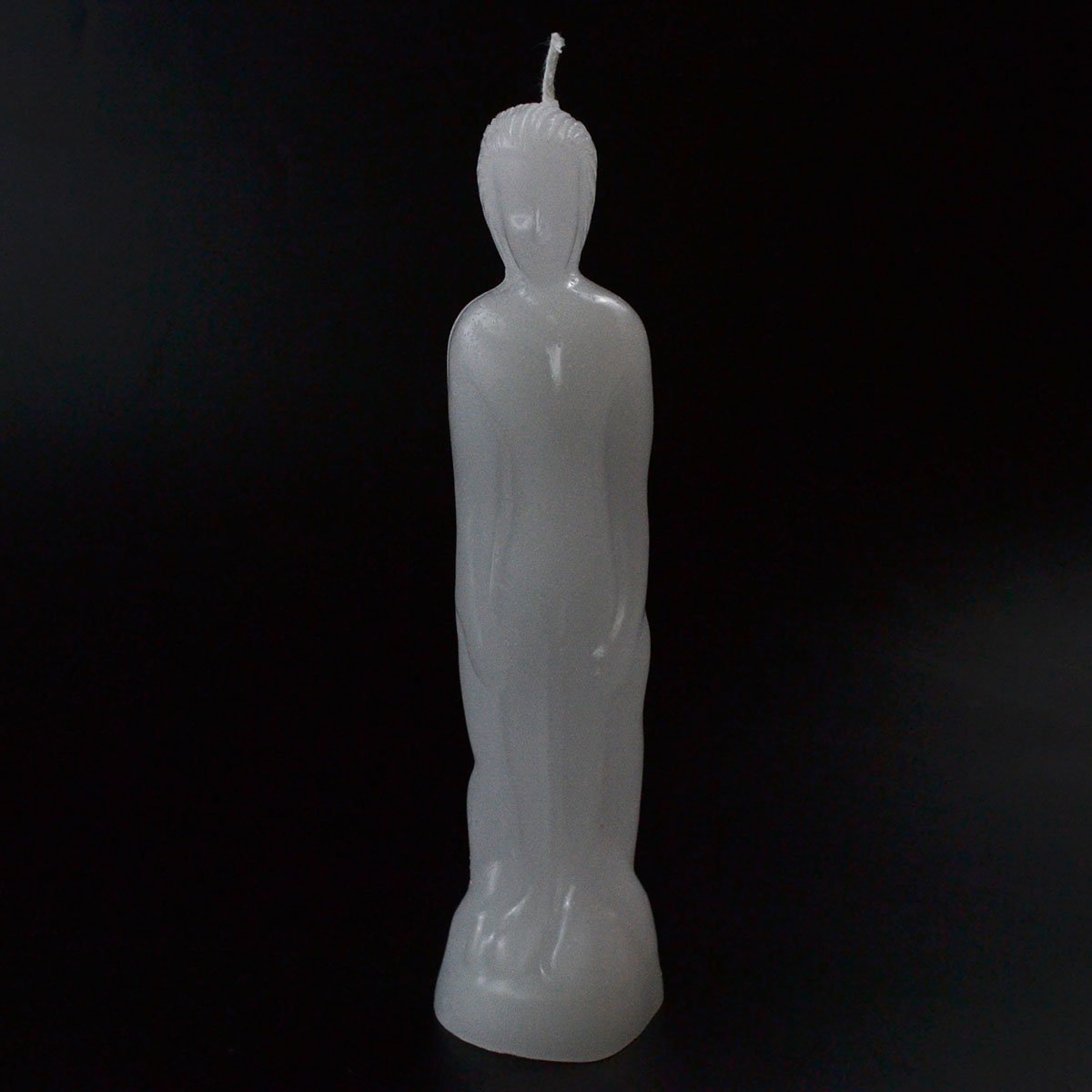 8" White Male Figure Candle