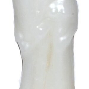 6" White Marriage Figure Candle