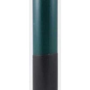 9" Green And Black Reversing Pillar Candle