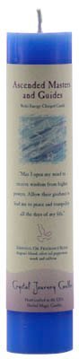 Ascended Master & Guides Reiki Charged Pillar Candle 7" x 1 1/2"