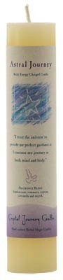 Astral Journey Reiki Charged Pillar Candle 7" x 1 1/2"