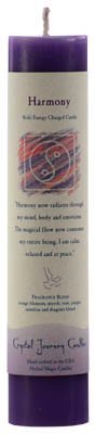 Harmony Reiki Charged Pillar Candle 7" x 1 1/2"