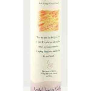 Laughter Reiki Charged Pillar Candle 7" x 1 1/2"