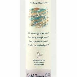 Problem Solving Reiki Charged Pillar Candle 7" x 1 1/2"