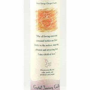 Seduction Reiki Charged Pillar Candle 7" x 1 1/2"