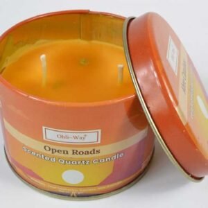 Abre Caminos Quartz Tin Candle w/ Crystal Chips 120 G