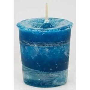 Angel's Influence Herbal Votive Candle - Teal