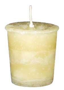 Astral Journeys Herbal Votive Candle - Cream