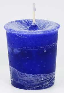 Creativity Herbal Votive Candle - Purple