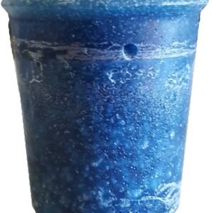 Gratitude Herbal Votive Candle - Midnight Blue