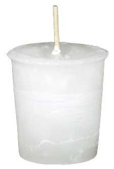 Spirit Herbal Votive Candle - White