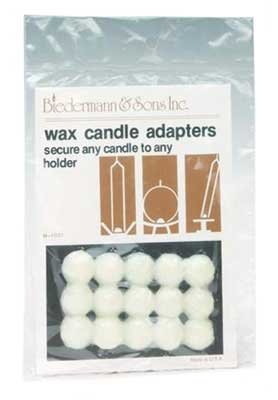 Wax Candle Adapter Pack Of 12