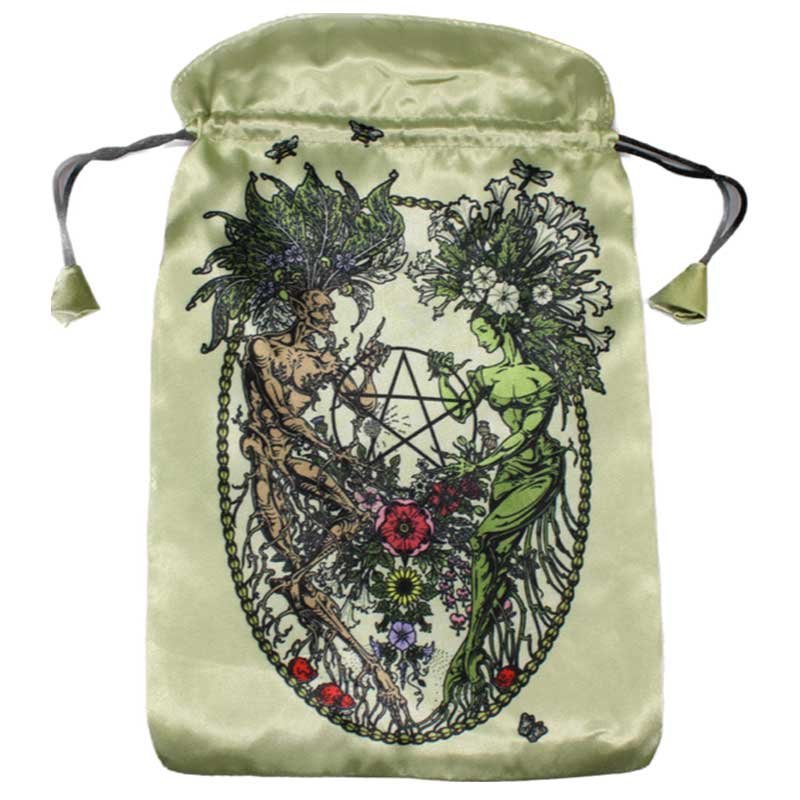 Magickal Botanical Tarot Bag 6" x 9"
