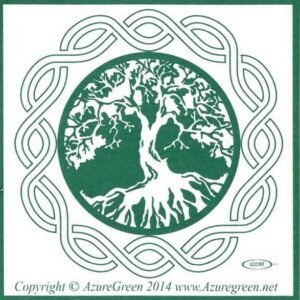 Tree Of Life Bumper Sticker 3" x 3"