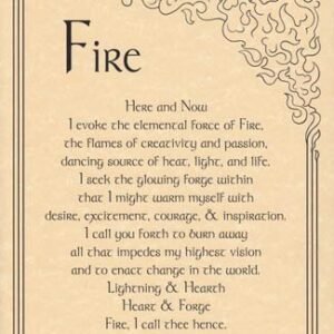 Fire Evocation Poster 8 1/2" x 11"