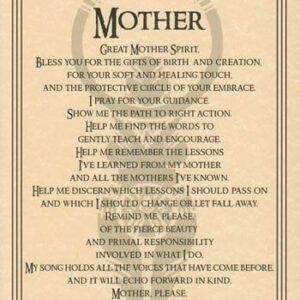 Great Mother Spirit Poster 8 1/2" x 11"