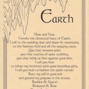 Earth Invocation Poster 8 1/2" x 11"