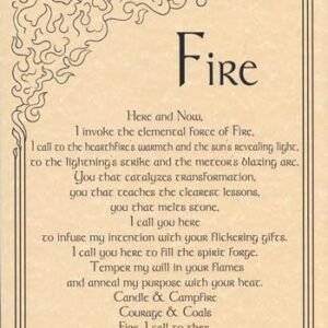 Fire Invocation Poster 8 1/2" x 11"