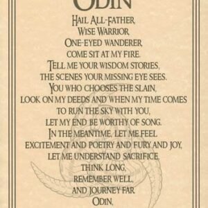 Odin Poster 8 1/2" x 11"