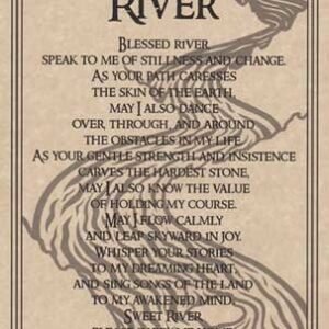 River Prayer Poster 8 1/2" x 11"