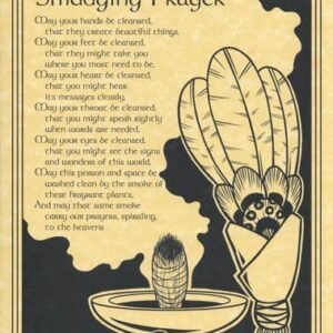 Smudging Prayer Poster 8 1/2" x 11"