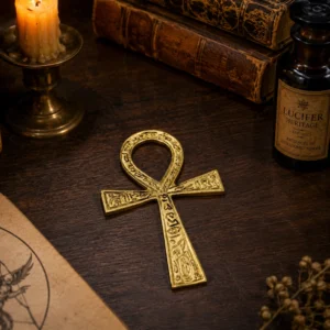 2 3/8" x 4" Brass Ankh