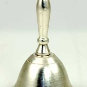 Unadorned Silver Altar Bell 2 1/2"
