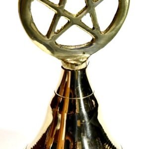 4" Pentagram Brass Bell