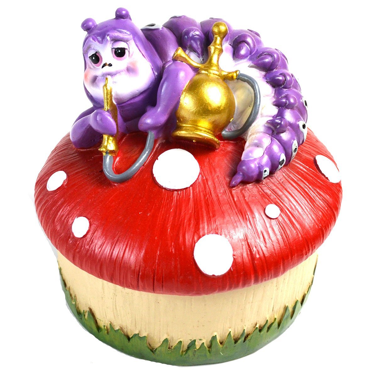 4" Dia Caterpillar Alice Mushroom Box